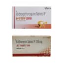 (특가상품)하이드록시클로로퀸 HCQS-200mg + 아지트로마이신 ATERIX-250mg