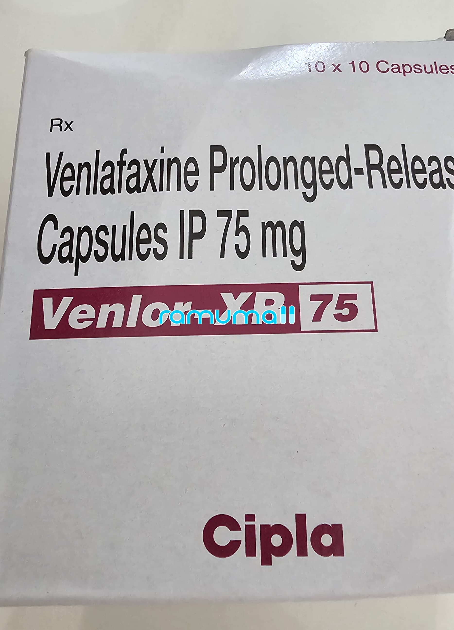 벤라팍신 VENLOR-XR 75MG 직구 후기