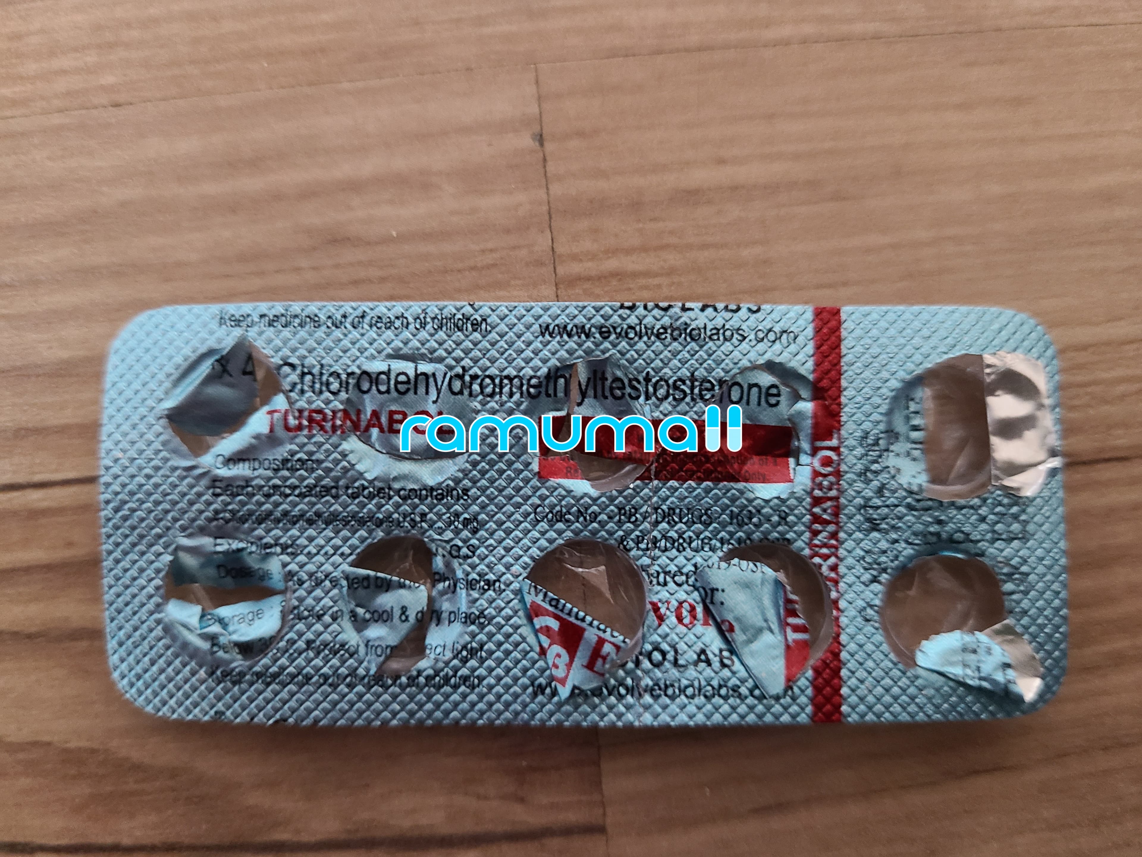 튜리나볼 ( 클로로데하이드로메틸테스토스테론 10mg ) 직구 후기