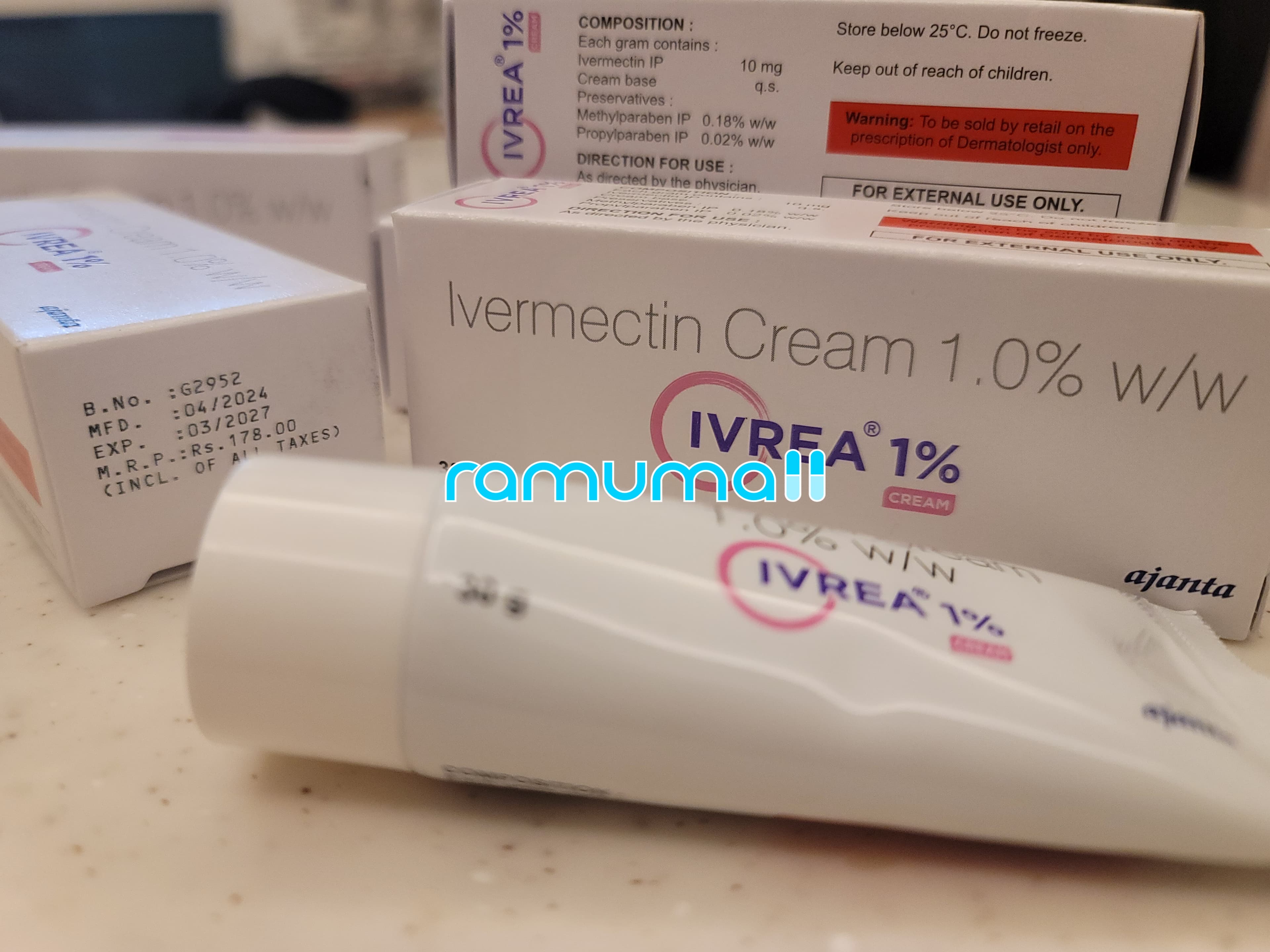 이버멕틴 크림 Ivrea 1% 직구 후기