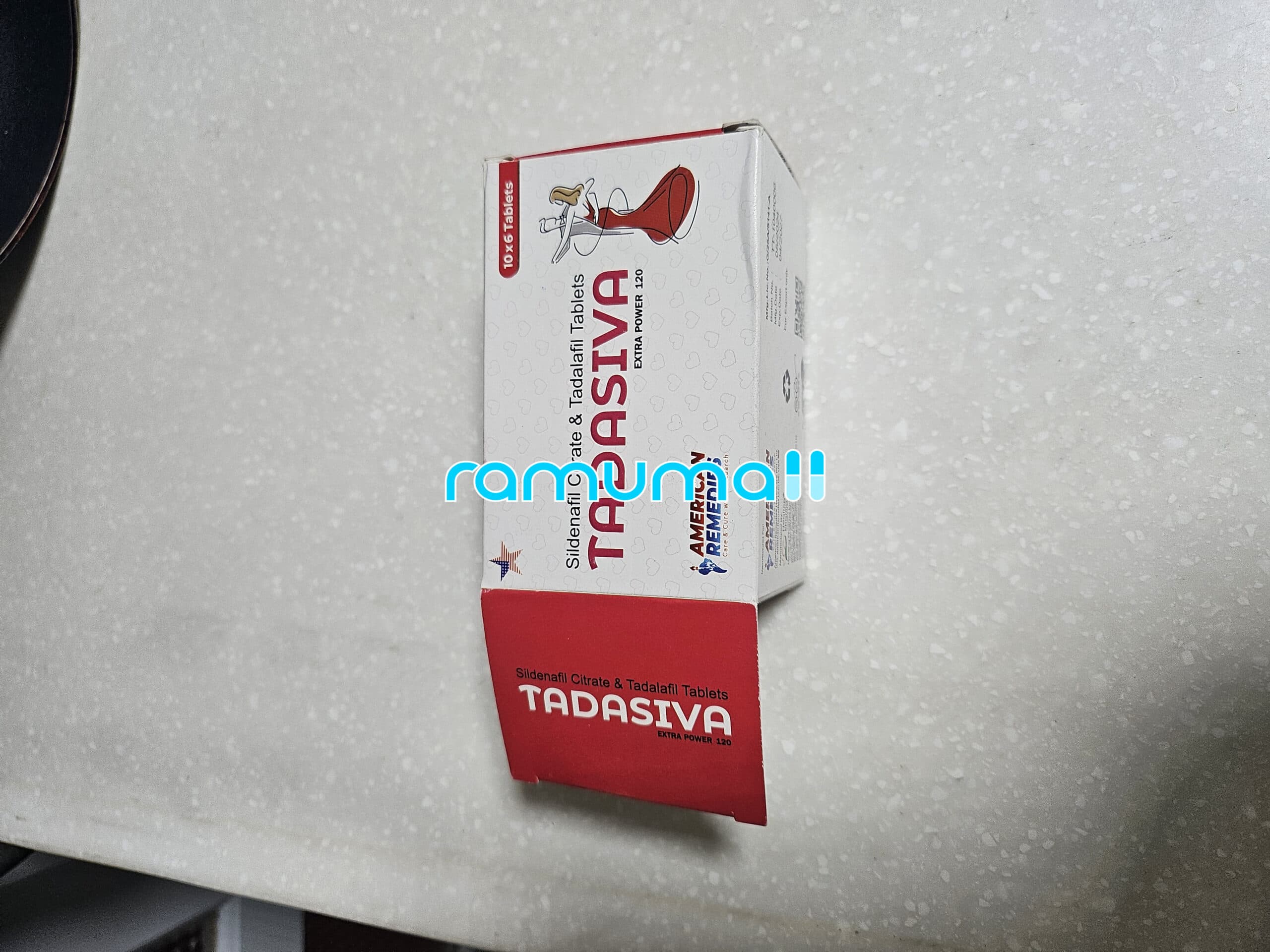 타다시바 60정 (실데나필100mg+타다라필20mg) 직구 후기