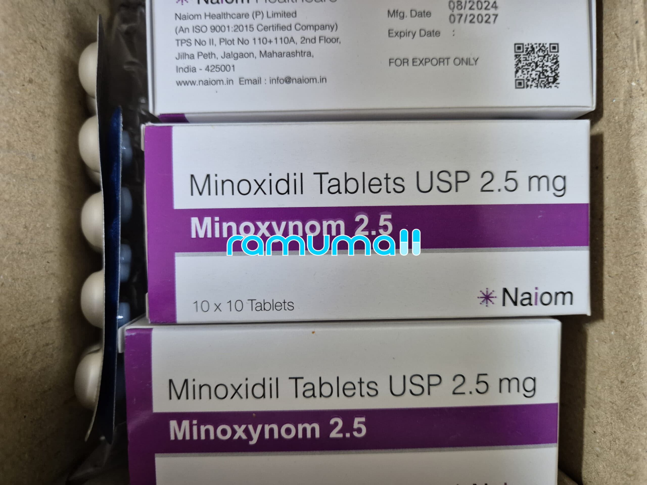 미녹시딜 미녹시놈2.5mg 직구 후기